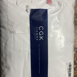 CGK New  White Cal King Sheet Set 