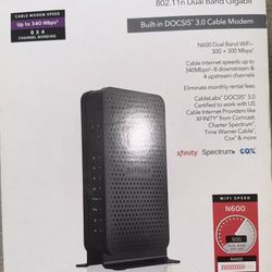 Netgear N600 WiFi Cable Modem Router