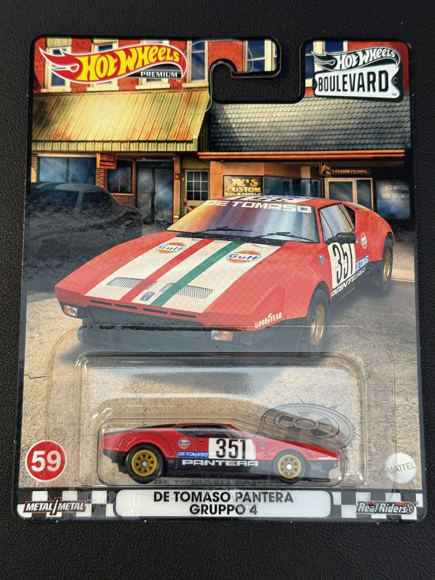 Hot Wheels De Tomaso Pantera Gruppo 4 Premium 1:64 Diecast Car