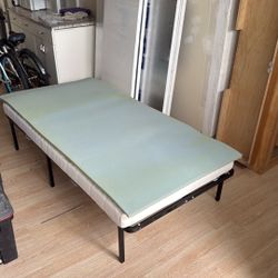 Bed Twin, New Mattress From IKEA