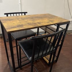 High Table, Three-Piece Dining Set