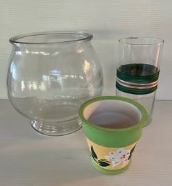 Glass & Clay Flower Vases Tap See More for All Info