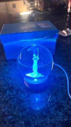 3D Engraved Glass Ball (Golf)