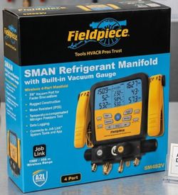 Fieldpiece SMAN482V Refrigerant Manifold with Vacuum Gauge
