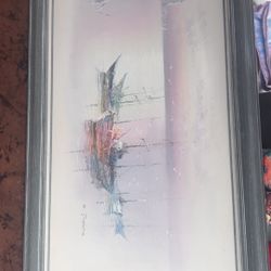 Watercolor painting Boats 