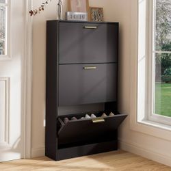 Modern Slim Shoe Cabinet – Brand New – Assembled