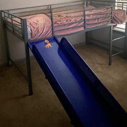 Boys Bed With Sliding Board 