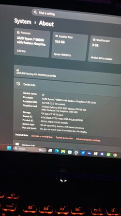 Asus TUF gaming A15 gtx3060