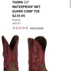 Justin Work Boots 