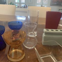 Assortment Of 7 Flower Vases