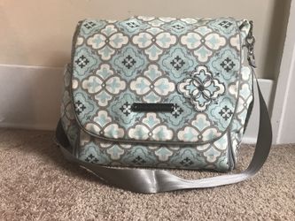 Petunia Pickle Bottom Diaper Bag Messenger/Backpack with Wristlet