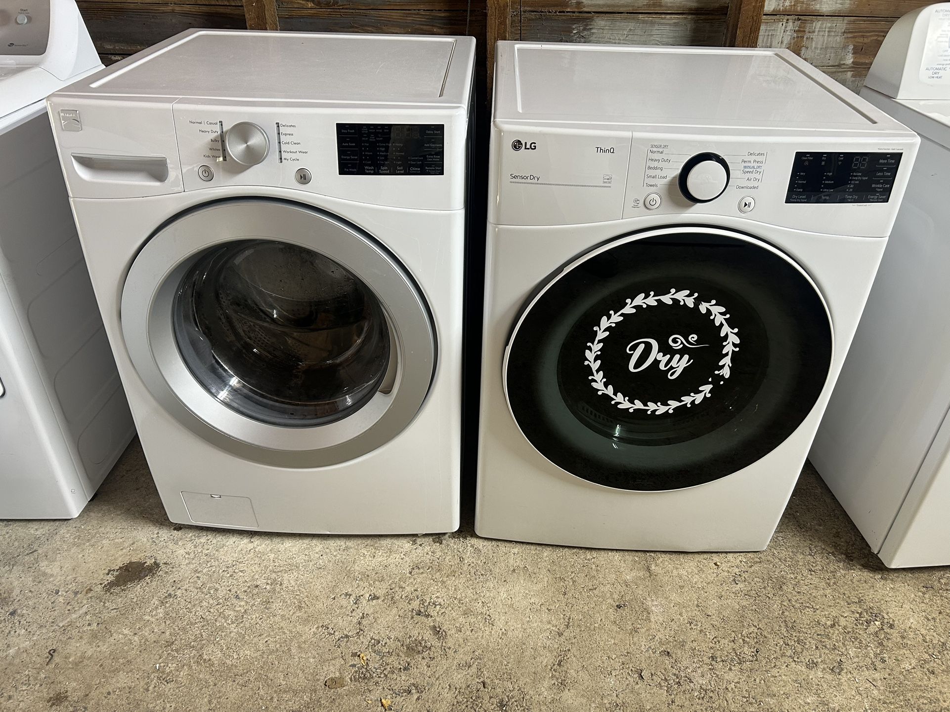 Set Washer And Dryer LG