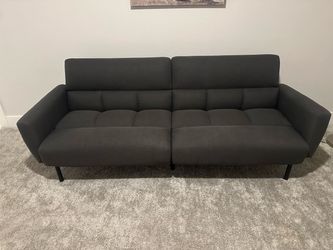 Upholstered Futon Sofa Bed