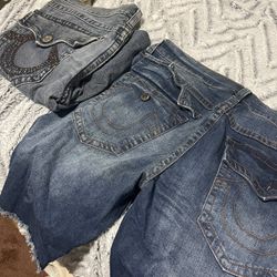 2 True religion Shorts One Size 33 and the second One 34 Size $60 U Pick Up
