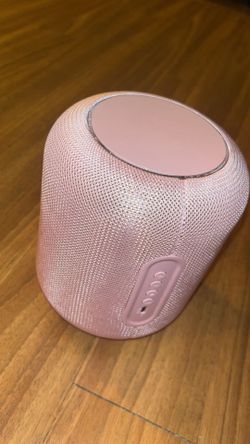Radiant pink LED wireless speaker