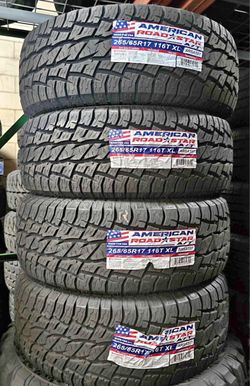 265/65R17 American All Terrain Brand New Tires mounted and balanced