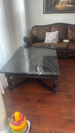 marble table