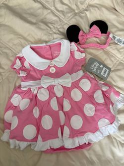 Disney Baby Minnie Mouse Costume Dress with Headband