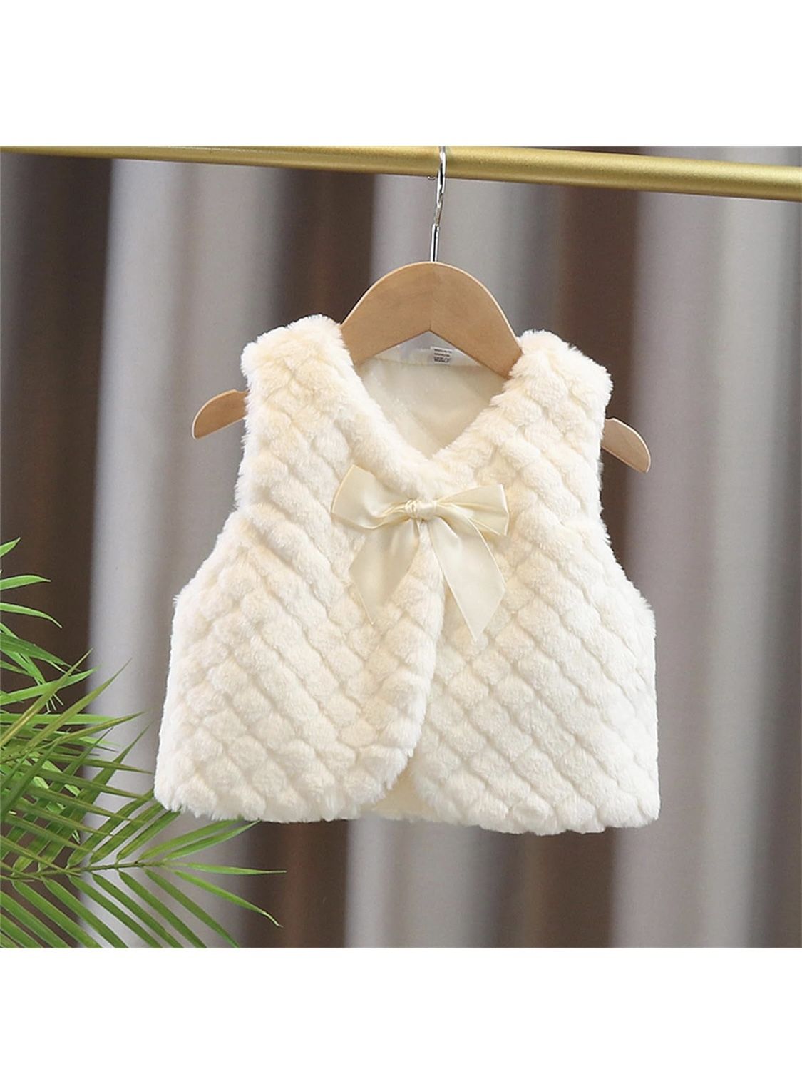 Toddler Baby Girl Faux Fur Vest Fall Winter Waistcoat Sleeveless Outerwear Kids