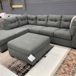 2 Pieces Sectional Couch Same Day Delivery