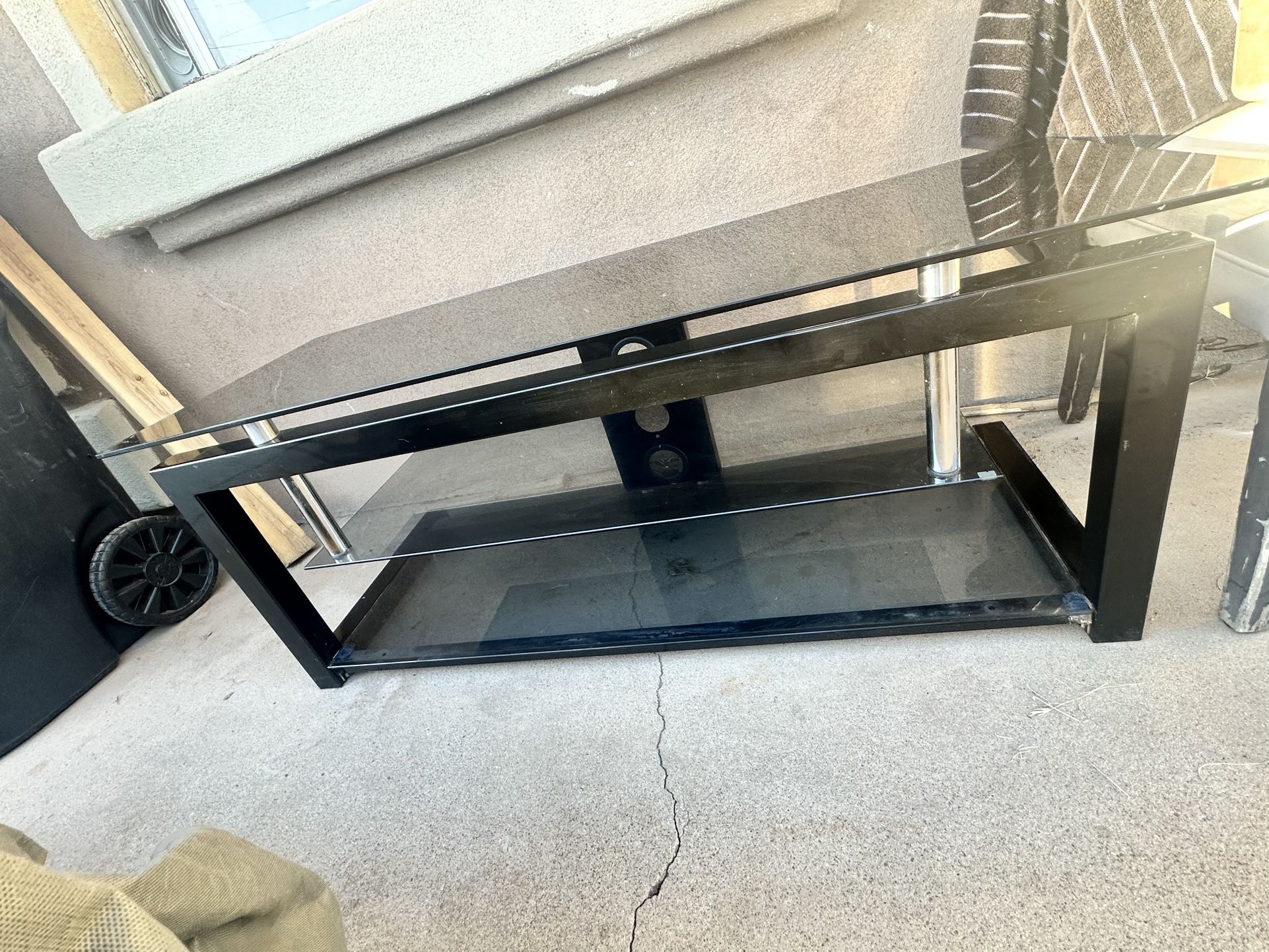 Glass Tv Stand 
