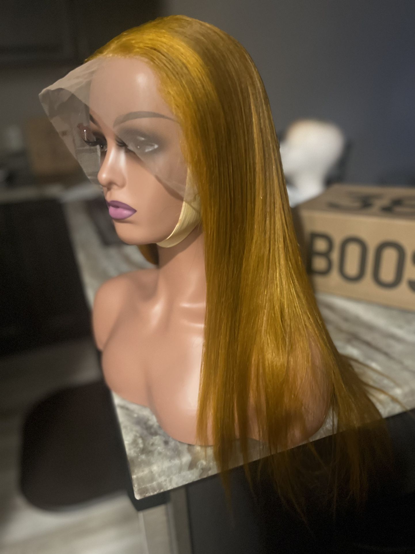 13x4 Lace Ginger Human Hair Wig