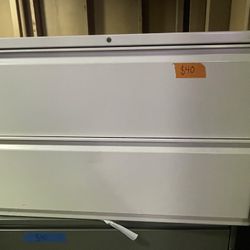 Small White Filing Cabinet 