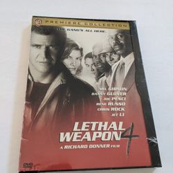 Lethal Weapon 4 DVD Promotional Copy Sealed Info Below 