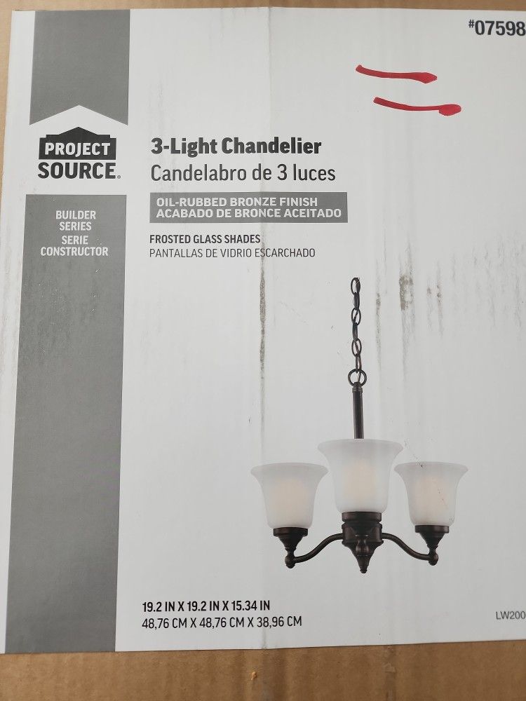 3 Light Chandelier