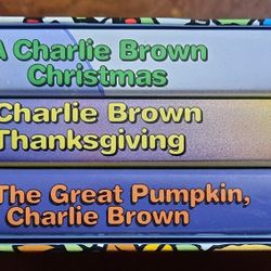 Peanuts Classic- Holiday Collection- It's The Great Pumpkin- A Charlie Brown Thanksgiving- A Charlie Brown Christmas  Dvds