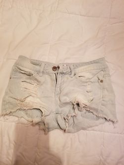 Light Blue Jean Shorts/No Boundaries