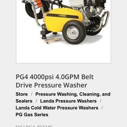 Honda Pressure Washer 4000 Psi 4gpm