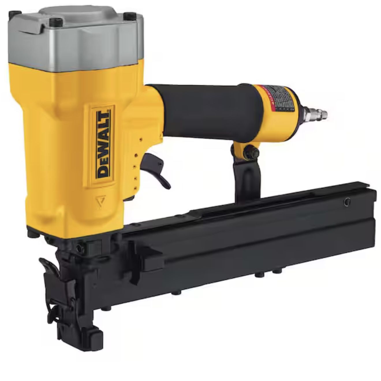 DEWALT Corded Pneumatic 16-Gauge 1 in. Crown Lathing Stapler