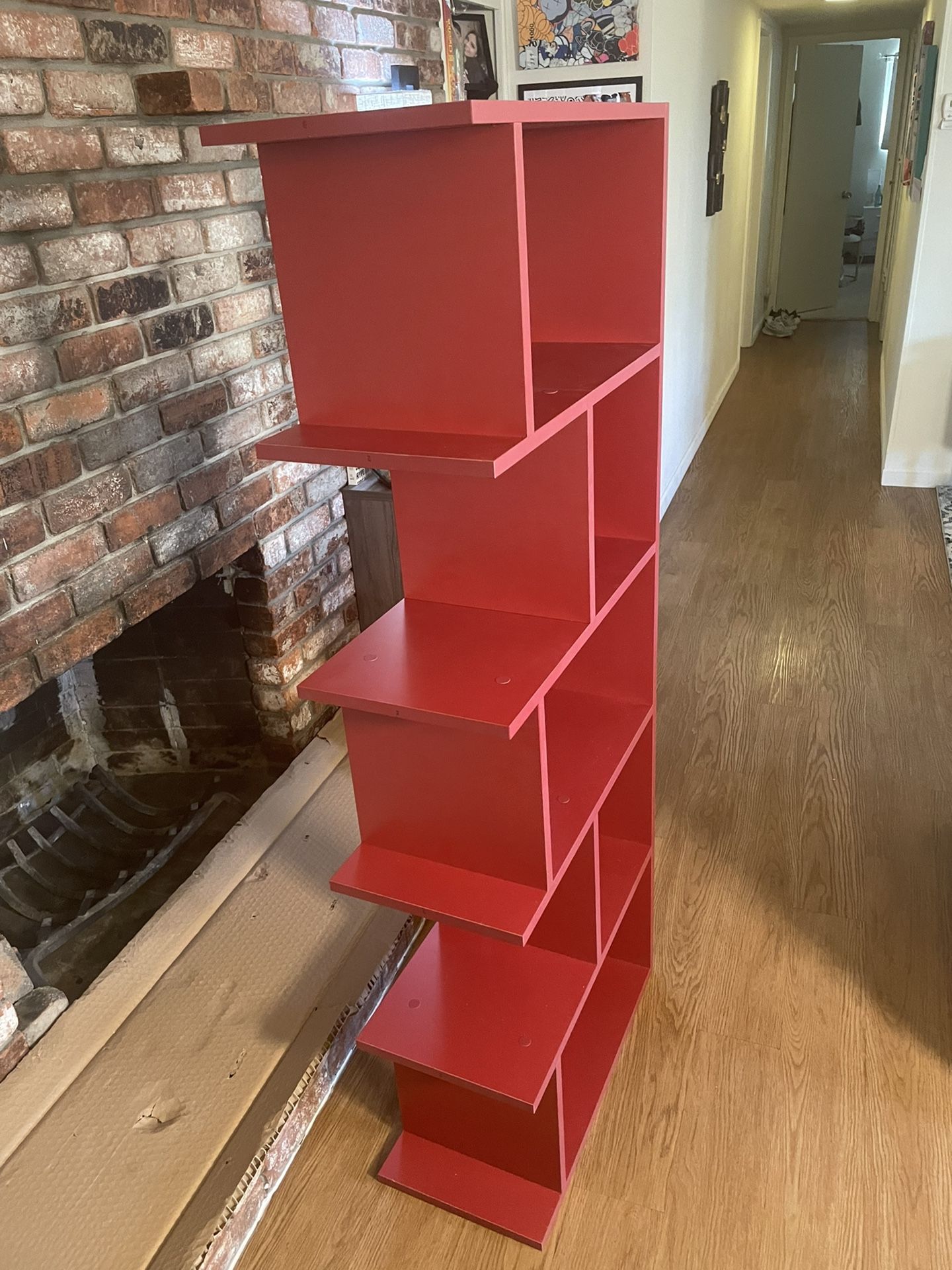 Red Modern Shelf