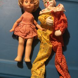 Two Doll & Tray & All In Pictures  