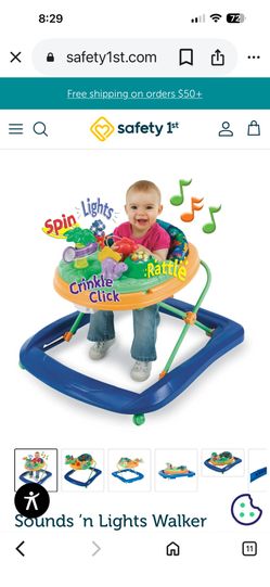 Baby Walker In Box New sounds& Lifht