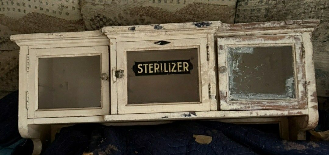 Antique Dentist Cabinet 