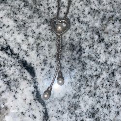 Pearl And Sliver Necklace 