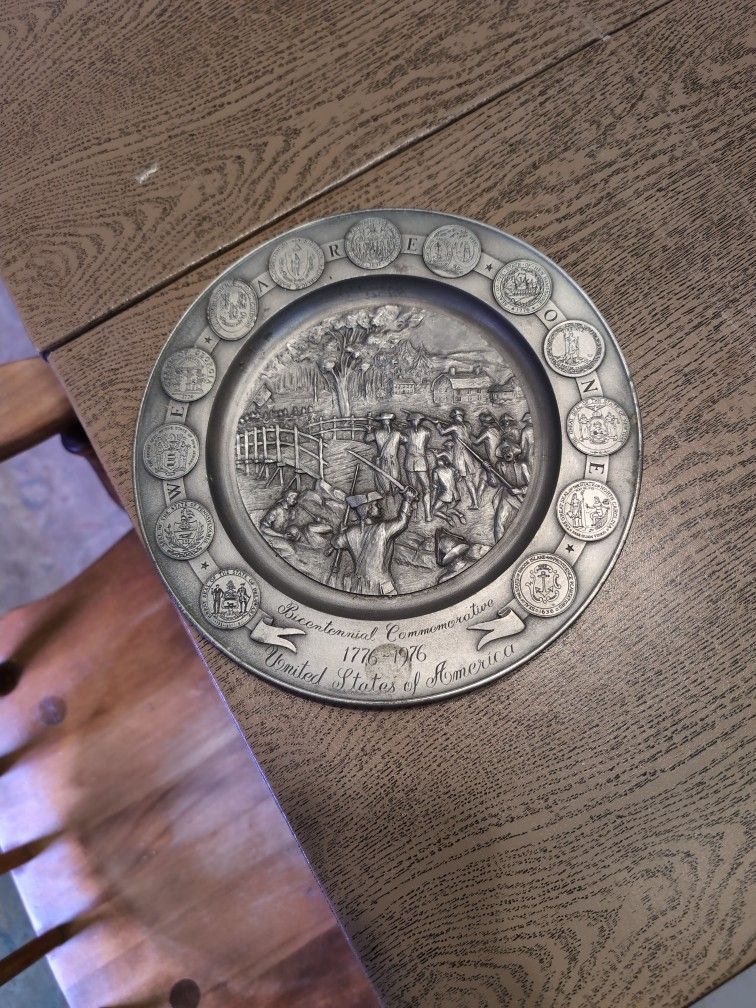 International Pewter Collection Plates