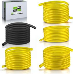 Partszen 4 Feet Fuel Line Hose Tube 99 16 5 Size I.D. X O.D. 1/8"X 3/16" 1/8"X 1/4" 3/32"X 3/16" 5/64"X 9/64" For Zama Poulan Craftsman 