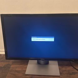 A Dell Monitor It Does Not Have Audio So You Will Need Headphones