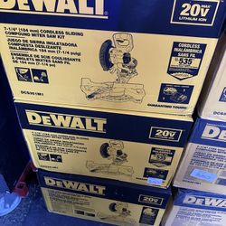 Dewalt Sliding Chopsaw With Battery And Charger New