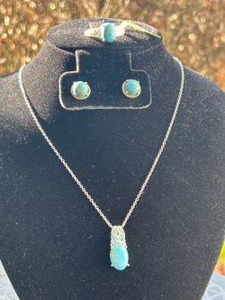 Mojave Blue Turquoise Jewelry Set