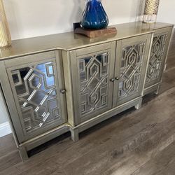 Gold China Cabinet-hutch
