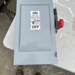 60 Amp 3 Phase Disconnect 