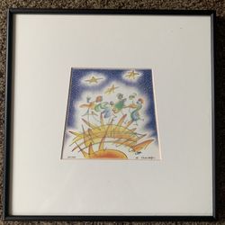 Frame Acrylic Painting by Eliza Hafer