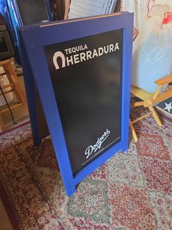 Dodgers A-Frame Chalkboard Sign