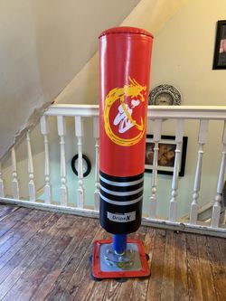 Dripex Freestanding Punching Bag - 47" Kids Heavy Boxing Bag With Suction Cup Steel Base, Children Free Stand Kickboxing Bags Kick Punch Bag