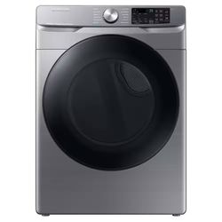 New Samsung 7.5 cu. ft. Smart Gas Dryer with Steam Sanitize+ in Platinum