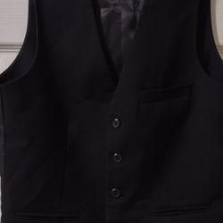 Top Man Size 36 Black Vest
